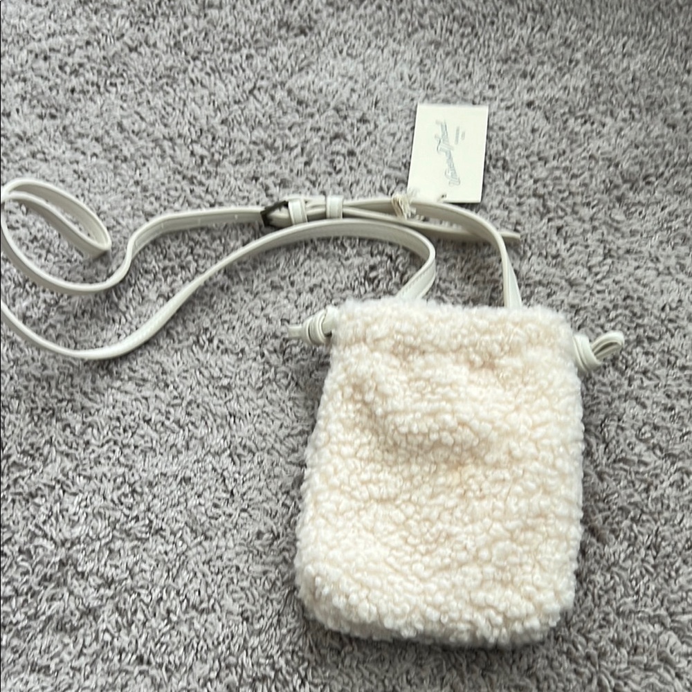 Universal Threads Bouclé Sherpa Crossbody Purse